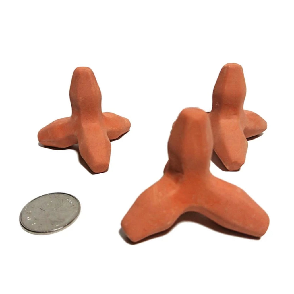 Tetrapod Shaped Ceramic Shrimp Toy (Set of 3)